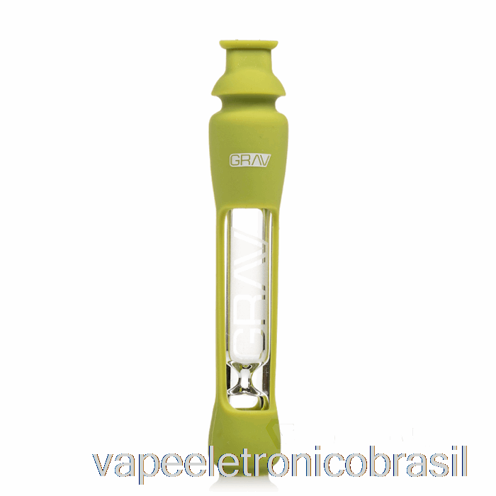 Vape Eletronico Grav 12mm Provador Com Pele De Silicone Verde Abacate